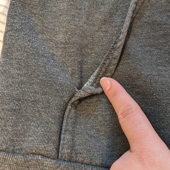 American Apparel colour-blocked zip-up hoody - Picture 7 of 7